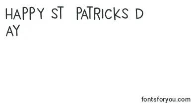 DkNewBeginnings font – St Patricks Day Fonts